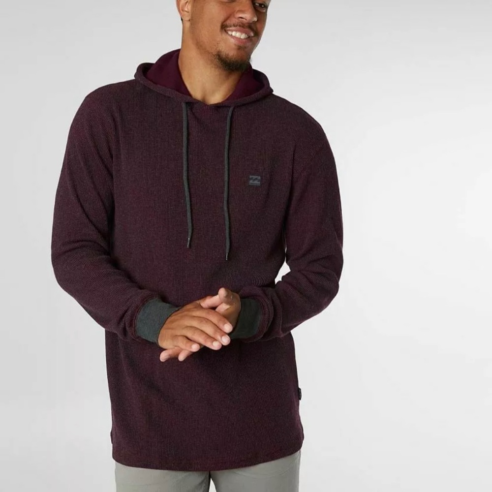 Billabong men’s keystones pullover thermal hoodie